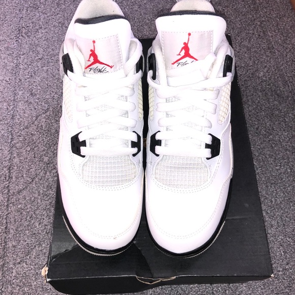 Air Jordan 4 Retro OG BG Cement 2016 Youth 6 - Picture 5 of 13